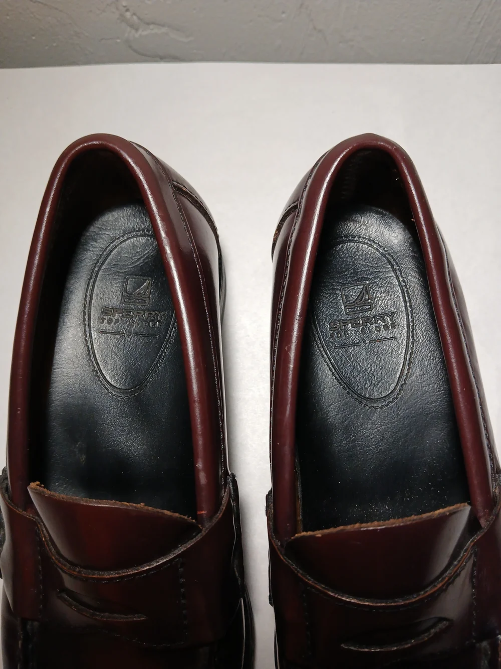 Sperry Kids Burgundy Leather Penny Loafers Sz. 13M